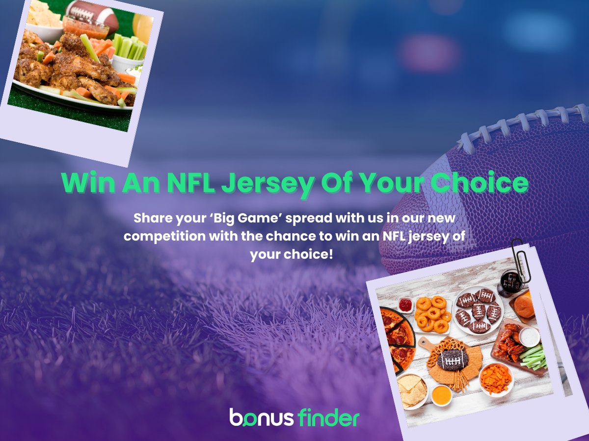 Win an NFL jersey of your choice for sharing your Big Game spread