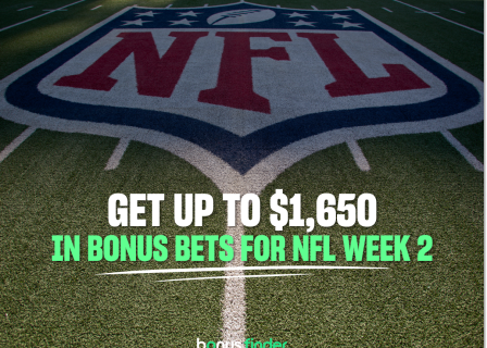 NFL Week Two Promos: Get up to $1,650 in bonus bets